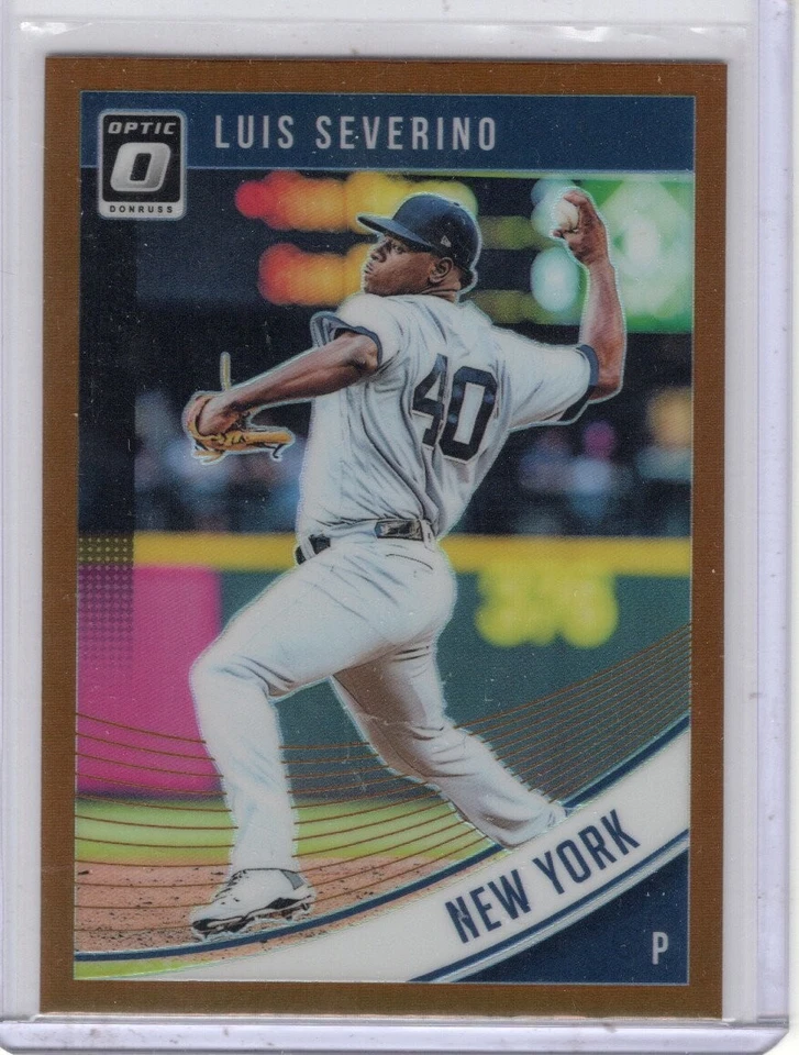 2018 Donruss Optic Bronze Prizm #117 Luis Severino New York Yankees - Image 1 of 1
