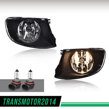 1Pair Clear Fog Lights Fit For 07-11 BMW 3 Series E92 E93 Coupe Lamps LH RH Side