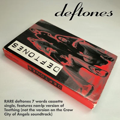 Rare DEFTONES Promo Cassette 7 Words & Teething (non-LP track) B-Side - Image 1 of 4