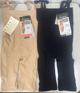 LEONISA Shapewear Targeted Compression 012807M Black or Beige NWT - Picture 1 of 7
