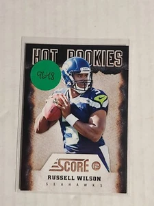 Russell Wilson 2012 Panini Score Rookie Card RC HOT ROOKIES SEAHAWKS BRONCOS #22 - Picture 1 of 1