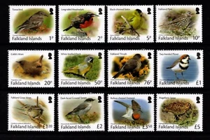 FALKLAND ISLANDS  2017  SMALL BIRDS  SET OF 12   MNH - Picture 1 of 1