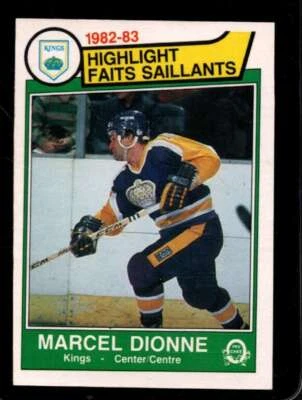 1983-84 O-PEE-CHEE #151 MARCEL DIONNE NMMT KINGS HL HOF NICELY CENTERED *X70792 - Image 1 of 2