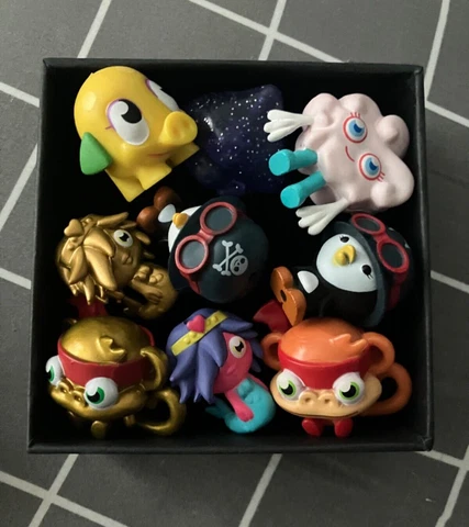 Moshi Monsters Moshlings Figures Peppy, Kissy, Mr Snoodle; Chop Chop & Cali Cover