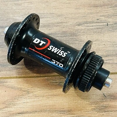 Buje delantero disco DT Swiss 370 Centerlock 32 orificios eje QR 100 mm QR sin refuerzo Foto 1 de 4