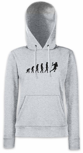 Felpa con cappuccio donna Lacrosse Evolution Player Fun Coach allenamento Darwin Game