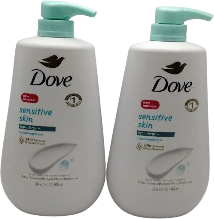 Dove Sensitive Skin Body Wash with Pump - 34oz