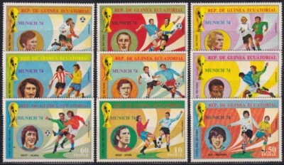 F-EX58116 GUINEA EQUATORIAL MNH 1974 MUNICH SOCCER WORLD CUP FOOTBALL. - Image 1 of 2