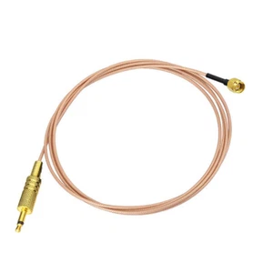 SMA Male to 3.5mm mono 1/8" TS Plug AUX Monitor Decoder DVR Audio Cable 6"~20FT - Picture 1 of 4