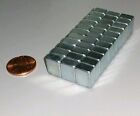 20 Neodymium Block Magnets Large N52 Super Strong 1/2" × 3/8" × 1/4"