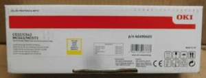 Oki 46490605 tóner amarillo para C532 C542 MC563 MC573 EMBALAJE ORIGINAL B - Imagen 1 de 1