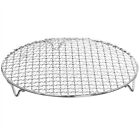  BBQ Net Stainless Steel Small Cooling Rack Round Roaster Barbecue Accessories