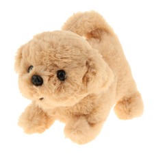 Lifelike Golden Retriever Robot Toy Dog Electronic Dog Toy Plush Kids Gift