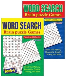 2 X Squiggle Word Search Puzzle Books, book 3 & 4 lots of Puzzles with Solutions - Picture 1 of 13