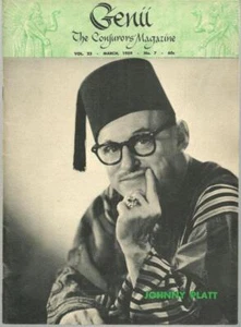 Genii Magazine March 1959 Johnny Platt Guild Banquet Vintage Magic Magazine - Picture 1 of 1