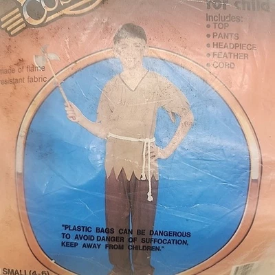 Disfraz Indian Brave Niño Top, Pantalones, Tocado, Pluma, Cord Forum Inc. NUEVO  Foto 1 de 4