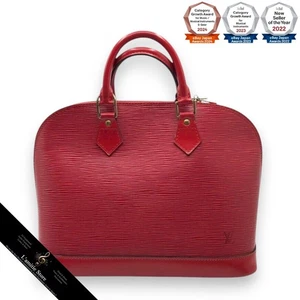 Bolso de Mano Louis Vuitton Alma M52147 Rojo Epi Damas Usado - Imagen 1 de 4