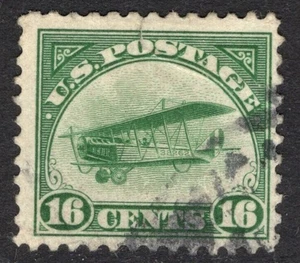 US Scott C2 Used - Small Tear - CV 47.50$ - Picture 1 of 2