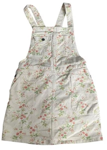 Polo Ralph Lauren Girls 16 Floral Corduroy Overall Dress Jumper Cottagecore - Picture 1 of 8