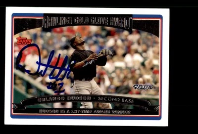 Signed Baseball Card Auto Orlando Hudson 2006 Topps #245 Toronto Blue Jays - Image 1 of 2