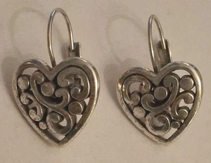 Brighton Contempo Heart Leverback Earrings Leverback Earrings - Picture 1 of 3