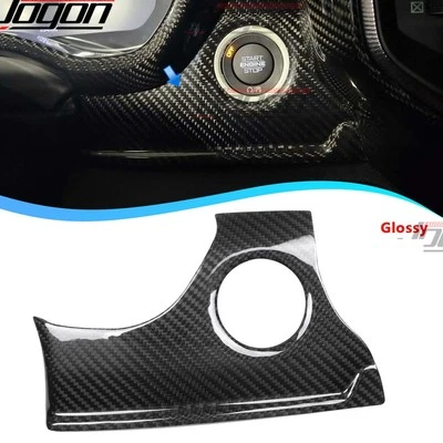 Real Carbon For Dodge Ram 1500 TRX Laramie 2019+ Engine Start Push Button Panels - Imagem 1 de 4