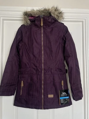 Trespass TP50 Everyday B Ladies Padded Jacket Purple Size XXS Coldheat BNWT - Image 1 of 4
