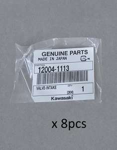 KAWASAKI ZXR400 ZX400H/L Intake Valve Set x8 Genuine OEM 12004-1113 Japan - Bild 1 von 3
