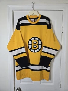 Boston Bruins Mitchell & Ness Vintage 1966-1967 Trikot Herren Gr. 48 Fight Strap - Bild 1 von 5