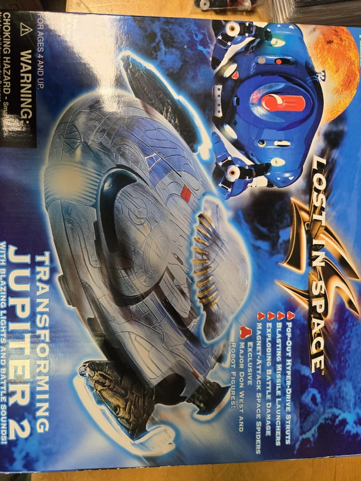 Perdido en el espacio transformando Júpiter 2 nave espacial luces y sonidos 1997 Trendmaster Foto 1 de 1
