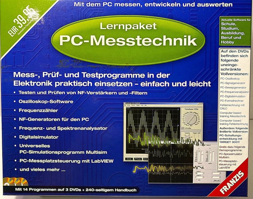 FRANZIS- Lernpaket „PC-Messtechnik“, OVP - Bild 1 von 4
