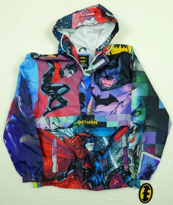 Members Only Jacket Mens Batman DC Joker Harley Quinn Robin Suicide Squad Anorak - Image 1 of 4
