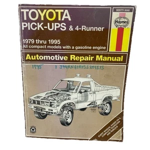Vintage Toyota Pickup & 4 Runner 1979-1995 Haynes Service Repair Manual 656 - Picture 1 of 5