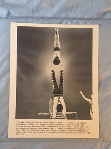 Vintage Circus Performers Press Photo WEE GETS Monte Carlo Cirque #2 - Picture 1 of 2