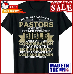 NEW LIMITED Funny Pastor Appreciation Gift Men Women Great T-Shirt Size S-5XL - Picture 1 of 7
