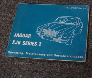 1974-1979 Jaguar XJ6 Series 2 II Sedan Owner Manual 1975 1976 1977 1978 - Picture 1 of 1