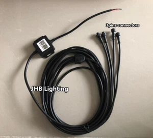 JHB Parts ONLY 1Set 4Way CHASING Flow (3pins) Bluetooth+Remote Controller Wiring - Picture 1 of 4