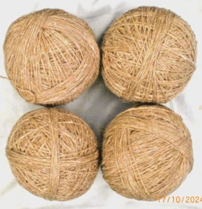 WOOL OFF RARE MOORIT SHEEP, creamy camel, NICE AND SOFT SOFT,ARAN, 1,000g - Picture 1 of 1