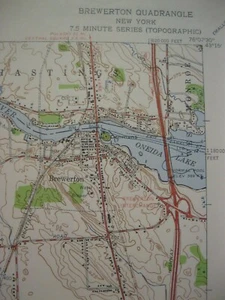 Brewerton NY USGS Topographic map - Picture 1 of 6