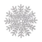 EVER FAITH Austrian Crystal Winter Snowflake Flower Star Elegant Brooch Pin C...