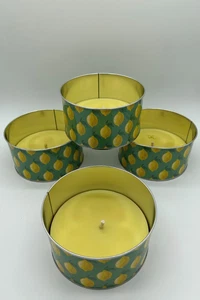 10 STK. XXL CITRONELLA KERZE IN METALLSCHALE H8,5 x D16cm MÜLLER KERZEN OUTDOOR - Bild 1 von 4