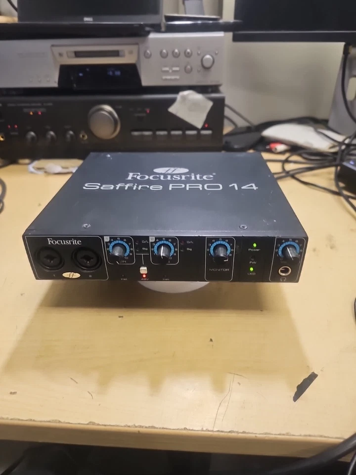 Focusrite Saffire Pro 14 Firewire - NOT FULLY TESTED. - Image 1 of 4