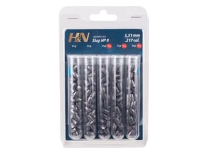 H&N Sampler set Test Slug HP II .217 cal. 5.51 mm 150pcs (5x30pcs) pellets slugs - Picture 1 of 4