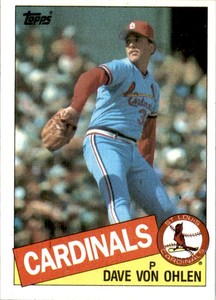 1985 Topps Dave Von Ohlen #177