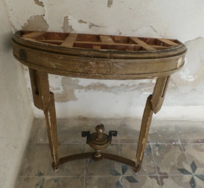 Console époque directoire avec marbre intact - Photo 1/4
