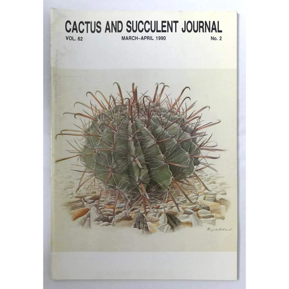 Cactus and Succulent Journal N.2 vol. 62 MARCH-APRIL 1990 - - Imagen 1 de 1