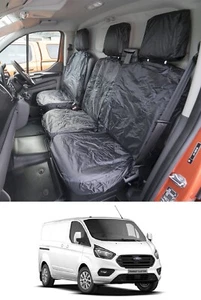 Waterproof Heavy Duty Front Van Seat Covers FOR Ford Transit Custom 2013> - Picture 1 of 9