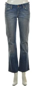 Vaqueros de mujer 7 for All Mankind A Pocket talla 27 azul claro lavado corte bota mezclilla - Imagen 1 de 7