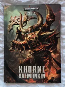 Warhammer 40K Codex Khorne Daemonkin 2015 Games Workshop Hardcover Book - Picture 1 of 4