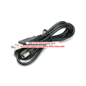 1pcs USB to DC5.5*2.1mm DC5.5 power cord copper core DC wire data line - Afbeelding 1 van 2